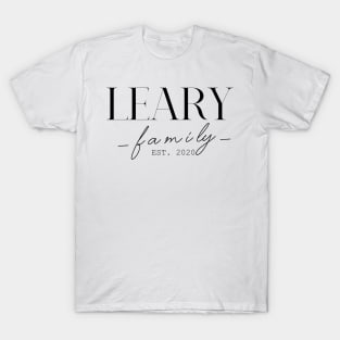 Leary Family EST. 2020, Surname, Leary T-Shirt